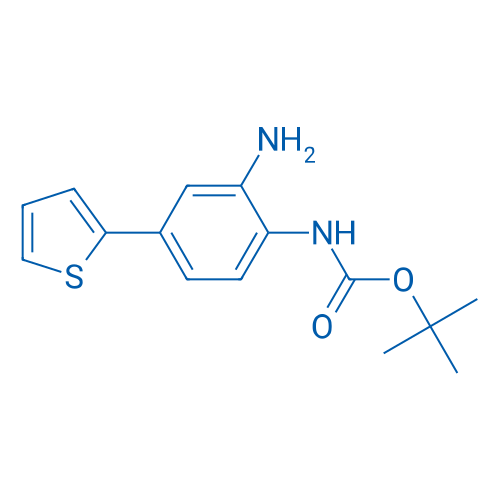 tert-Butyl (2-amino-4-(thiophen-2-yl)phenyl)carbamate 250mg