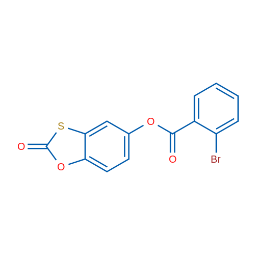 2-Oxobenzo[d][1,3]oxathiol-5-yl 2-bromobenzoate 1g
