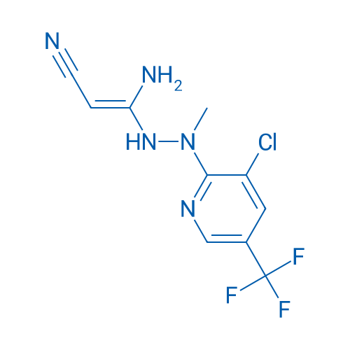 (2E)-3-Amino-3-{2-[3-chloro-5-(trifluoromethyl)pyridin-2-yl]-2-methylhydrazin-1-yl}prop-2-enenitrile 1g