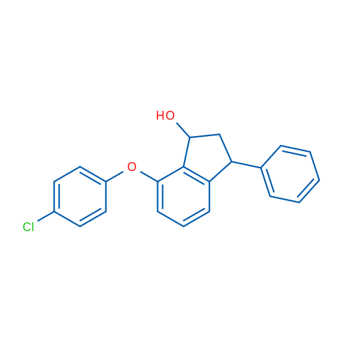 7-(4-Chlorophenoxy)-3-phenyl-2,3-dihydro-1H-inden-1-ol 1g