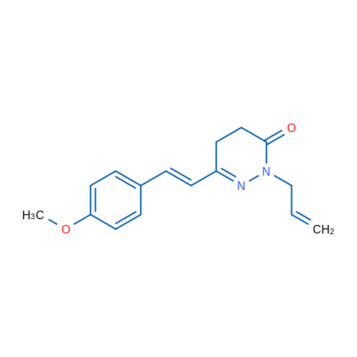 6-[(E)-2-(4-Methoxyphenyl)ethenyl]-2-(prop-2-en-1-yl)-2,3,4,5-tetrahydropyridazin-3-one 1g