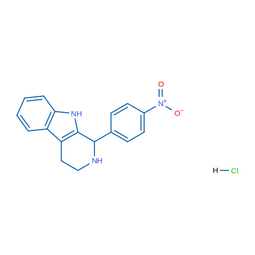 1-(4-Nitrophenyl)-2,3,4,9-tetrahydro-1H-pyrido[3,4-b]indole hydrochloride 1g