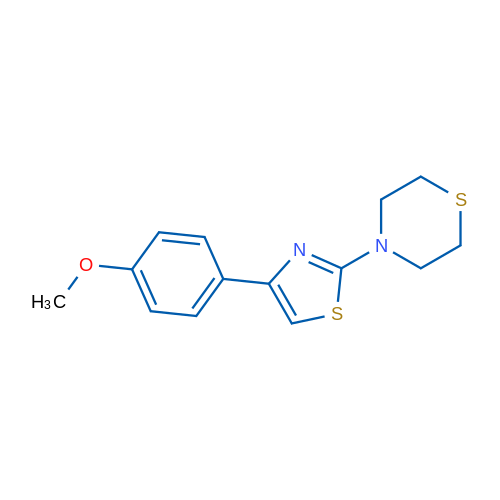 4-[4-(4-Methoxyphenyl)-1,3-thiazol-2-yl]thiomorpholine 1g