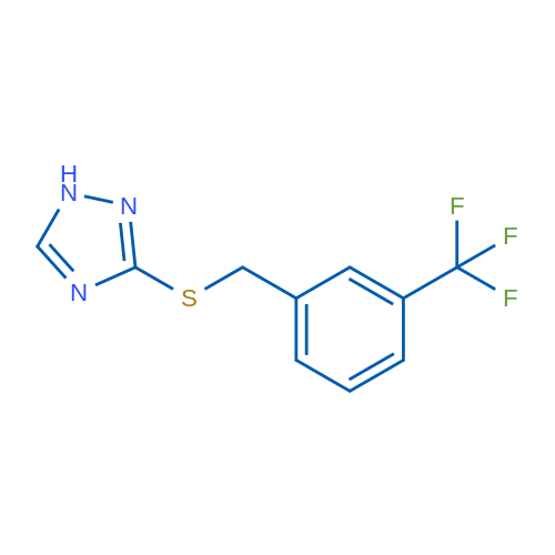 3-({[3-(trifluoromethyl)phenyl]methyl}sulfanyl)-1H-1,2,4-triazole 1g