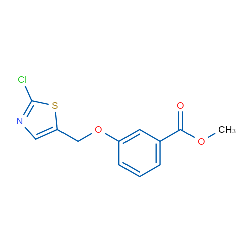 Methyl 3-((2-chlorothiazol-5-yl)methoxy)benzoate 1g