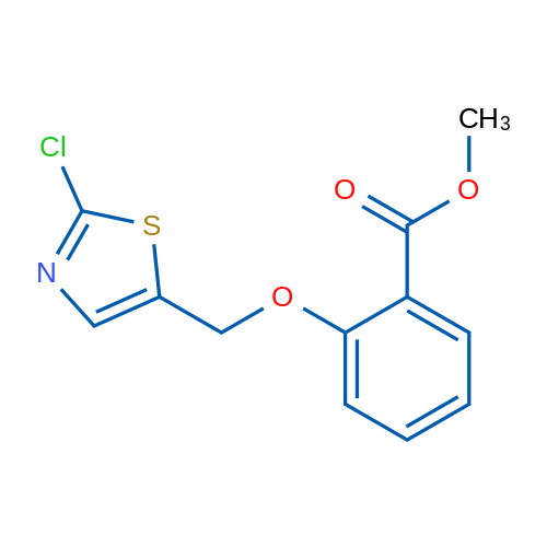 Methyl 2-((2-chlorothiazol-5-yl)methoxy)benzoate 1g