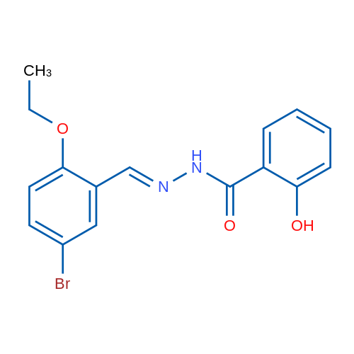 N'-[(1E)-(5-Bromo-2-ethoxyphenyl)methylidene]-2-hydroxybenzohydrazide 1g