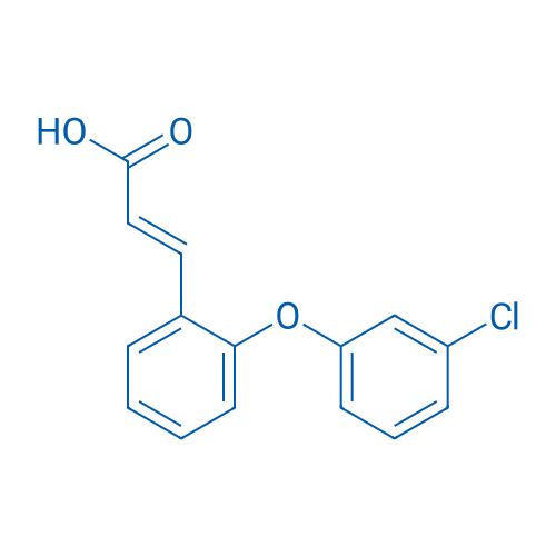 3-[2-(3-Chlorophenoxy)phenyl]acrylic acid 5g