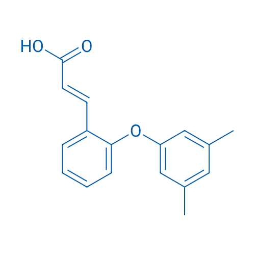 3-[2-(3,5-Dimethylphenoxy)phenyl]acrylic acid 5g