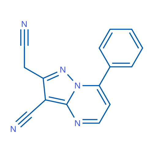 2-(Cyanomethyl)-7-phenylpyrazolo[1,5-a]pyrimidine-3-carbonitrile 1g