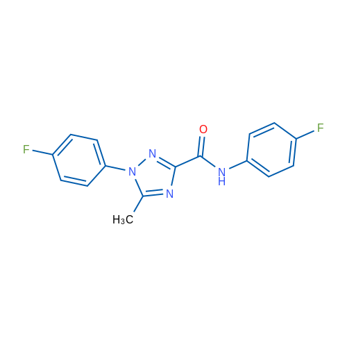 N,1-Bis(4-fluorophenyl)-5-methyl-1H-1,2,4-triazole-3-carboxamide 10mg