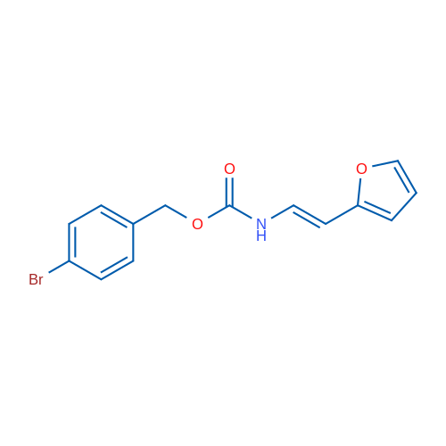 (4-Bromophenyl)methyl N-[(E)-2-(furan-2-yl)ethenyl]carbamate 1g