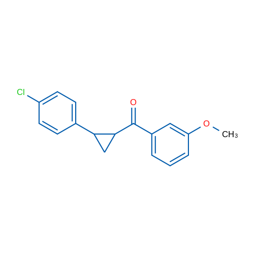 [2-(4-Chlorophenyl)cyclopropyl](3-methoxyphenyl)methanone 1g