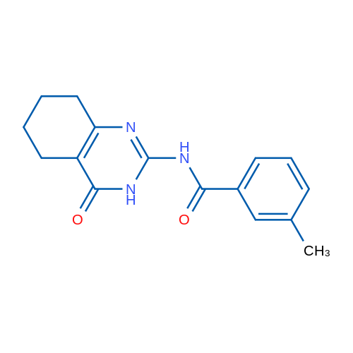 3-Methyl-N-(4-oxo-3,4,5,6,7,8-hexahydroquinazolin-2-yl)benzamide 1g