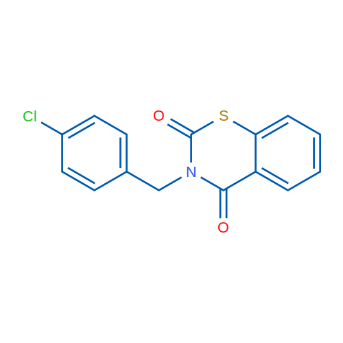3-[(4-Chlorophenyl)methyl]-3,4-dihydro-2H-1,3-benzothiazine-2,4-dione 1g