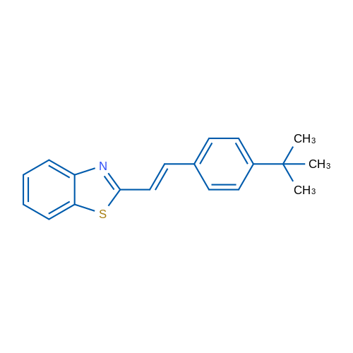 2-[(E)-2-(4-tert-Butylphenyl)ethenyl]-1,3-benzothiazole 1g