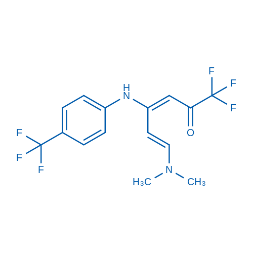 (3E,5E)-6-(Dimethylamino)-1,1,1-trifluoro-4-{[4-(trifluoromethyl)phenyl]amino}hexa-3,5-dien-2-one 10mg