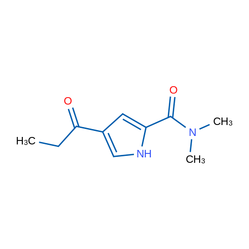 N,N-Dimethyl-4-propanoyl-1H-pyrrole-2-carboxamide 1g