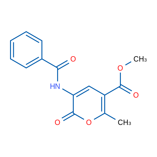 Methyl 3-benzamido-6-methyl-2-oxo-2H-pyran-5-carboxylate 1g