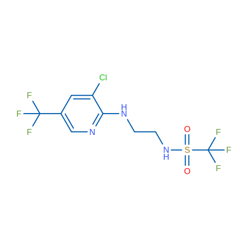 N-(2-{[3-chloro-5-(trifluoromethyl)pyridin-2-yl]amino}ethyl)-1,1,1-trifluoromethanesulfonamide 1g