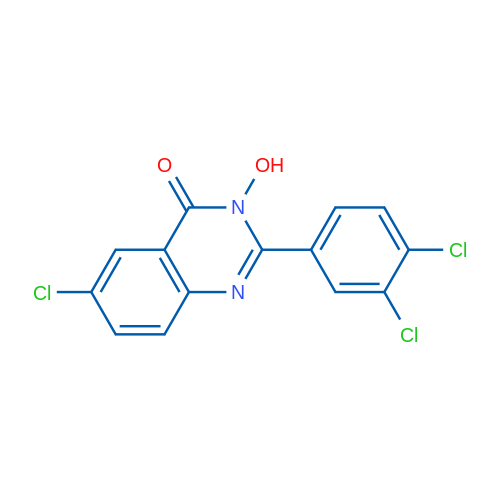 6-Chloro-2-(3,4-dichlorophenyl)-3-hydroxy-3,4-dihydroquinazolin-4-one 1g