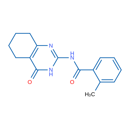 2-Methyl-N-(4-oxo-3,4,5,6,7,8-hexahydroquinazolin-2-yl)benzamide 1g