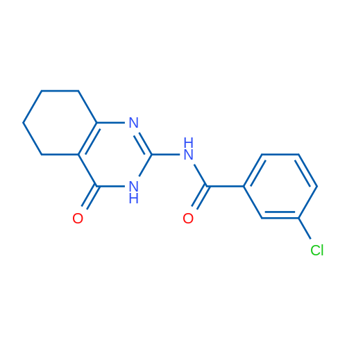 3-Chloro-N-(4-oxo-3,4,5,6,7,8-hexahydroquinazolin-2-yl)benzamide 1g