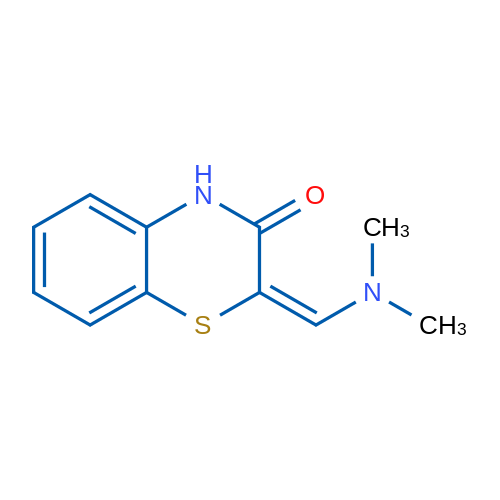 (2E)-2-[(Dimethylamino)methylidene]-3,4-dihydro-2H-1,4-benzothiazin-3-one 1g
