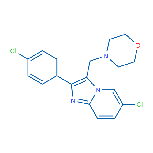 4-{[6-chloro-2-(4-chlorophenyl)imidazo[1,2-a]pyridin-3-yl]methyl}morpholine 1g