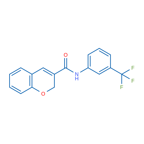 N-[3-(Trifluoromethyl)phenyl]-2H-chromene-3-carboxamide 1g