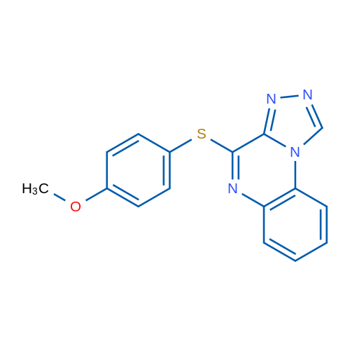 4-[(4-Methoxyphenyl)sulfanyl]-[1,2,4]triazolo[4,3-a]quinoxaline 1g