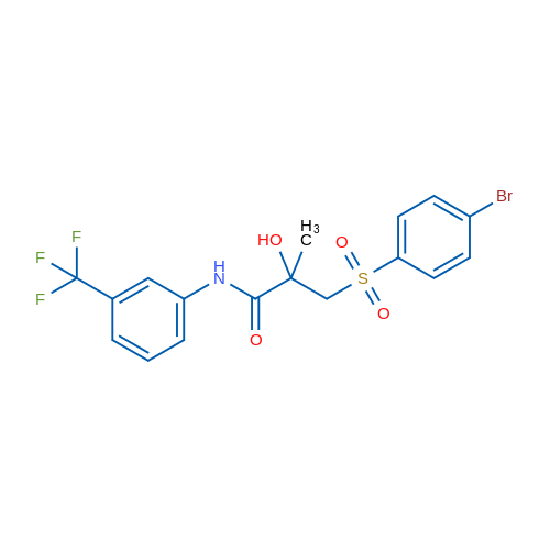 3-(4-Bromobenzenesulfonyl)-2-hydroxy-2-methyl-N-[3-(trifluoromethyl)phenyl]propanamide 1g
