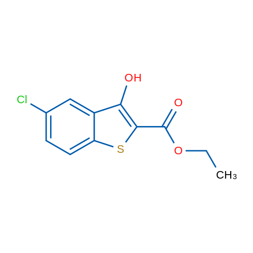 Ethyl 5-chloro-3-hydroxybenzo[b]thiophene-2-carboxylate 1g