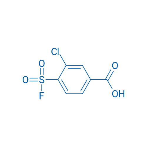 3-Chloro-4-(fluorosulfonyl)benzoic acid 250mg