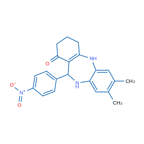 5,6-Dimethyl-10-(4-nitrophenyl)-2,9-diazatricyclo[9.4.0.0^{3,8}]pentadeca-1(11),3,5,7-tetraen-12-one 1g