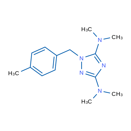 N3,N3,N5,N5-Tetramethyl-1-[(4-methylphenyl)methyl]-1H-1,2,4-triazole-3,5-diamine 1g