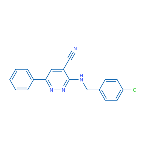 3-{[(4-chlorophenyl)methyl]amino}-6-phenylpyridazine-4-carbonitrile 1g
