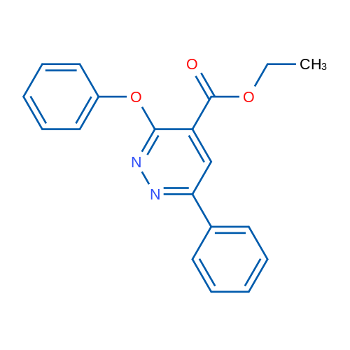 Ethyl 3-phenoxy-6-phenylpyridazine-4-carboxylate 1g