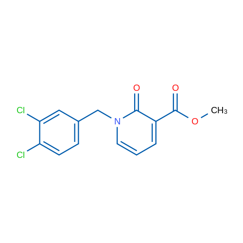 Methyl 1-[(3,4-dichlorophenyl)methyl]-2-oxo-1,2-dihydropyridine-3-carboxylate 1g