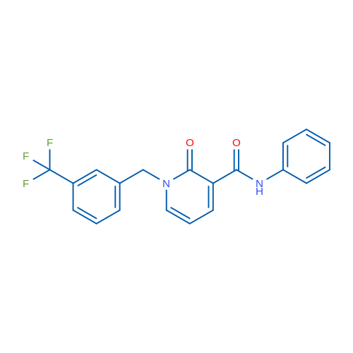 2-Oxo-N-phenyl-1-{[3-(trifluoromethyl)phenyl]methyl}-1,2-dihydropyridine-3-carboxamide 1g