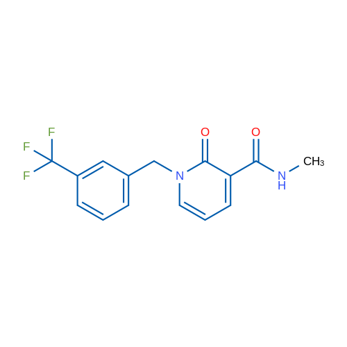 N-Methyl-2-oxo-1-{[3-(trifluoromethyl)phenyl]methyl}-1,2-dihydropyridine-3-carboxamide 1g
