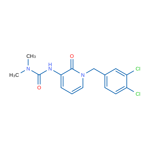 1-{1-[(3,4-dichlorophenyl)methyl]-2-oxo-1,2-dihydropyridin-3-yl}-3,3-dimethylurea 1g
