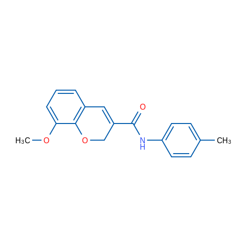 8-Methoxy-N-(4-methylphenyl)-2H-chromene-3-carboxamide 1g