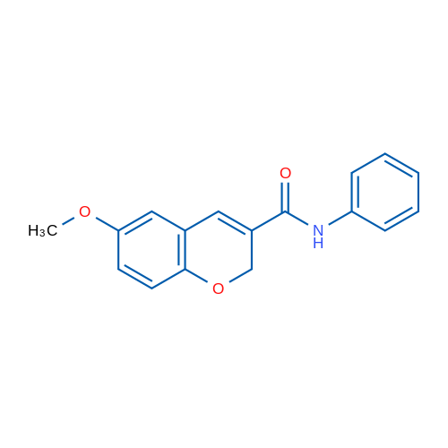 6-Methoxy-N-phenyl-2H-chromene-3-carboxamide 1g