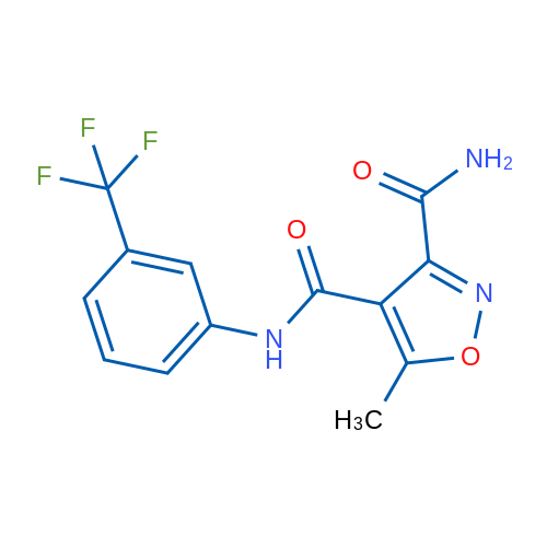 5-Methyl-N4-[3-(trifluoromethyl)phenyl]-1,2-oxazole-3,4-dicarboxamide 1g