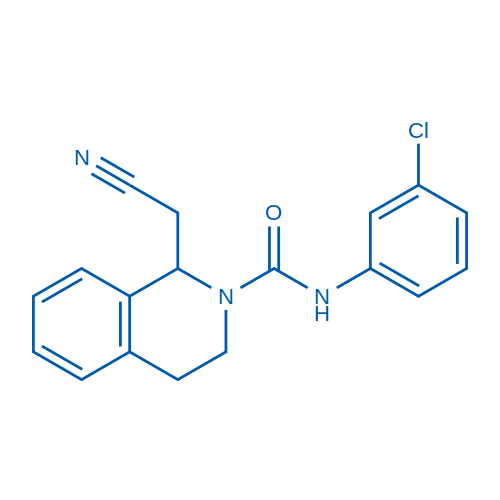 N-(3-Chlorophenyl)-1-(cyanomethyl)-1,2,3,4-tetrahydroisoquinoline-2-carboxamide 1g