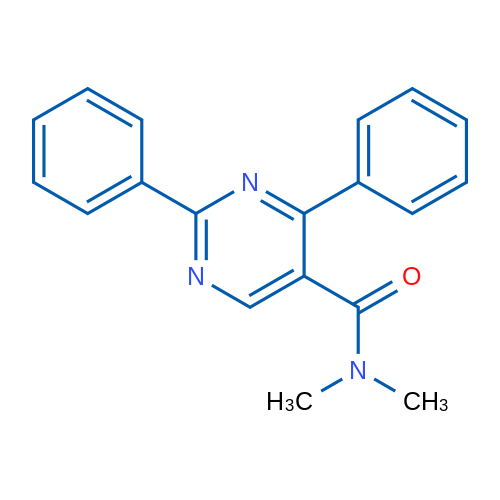 N,N-Dimethyl-2,4-diphenylpyrimidine-5-carboxamide 1g