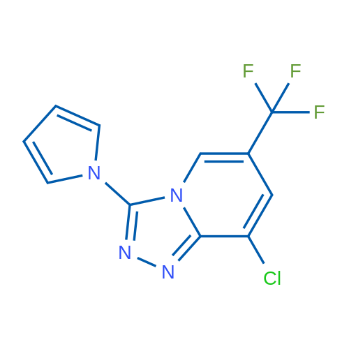 1-[8-Chloro-6-(trifluoromethyl)-[1,2,4]triazolo[4,3-a]pyridin-3-yl]-1H-pyrrole 10mg