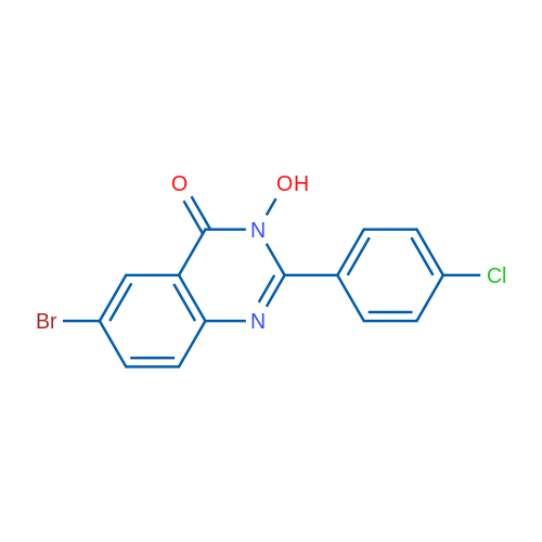 6-Bromo-2-(4-chlorophenyl)-3-hydroxy-3,4-dihydroquinazolin-4-one 1g