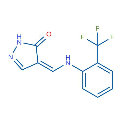 4-({[2-(trifluoromethyl)phenyl]amino}methylidene)-4,5-dihydro-1H-pyrazol-5-one 1g